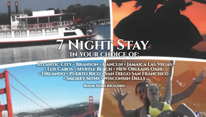 City lights and tropical beach